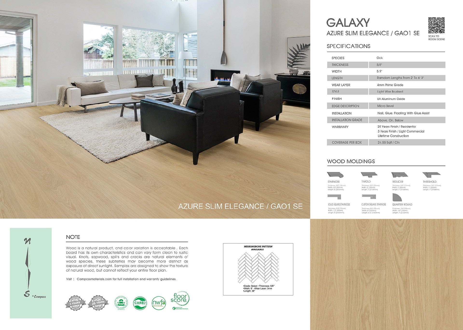 Compass / Galaxy / Azure Slim Elegance GAO1 SE