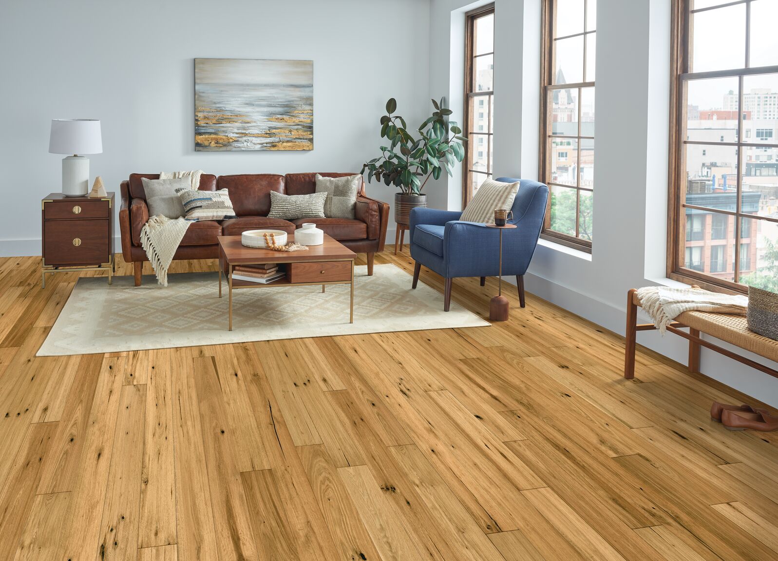 Bruce Engineered Brushed Impressions Bronze - 5" Subtle Spring ($6.49/sf)