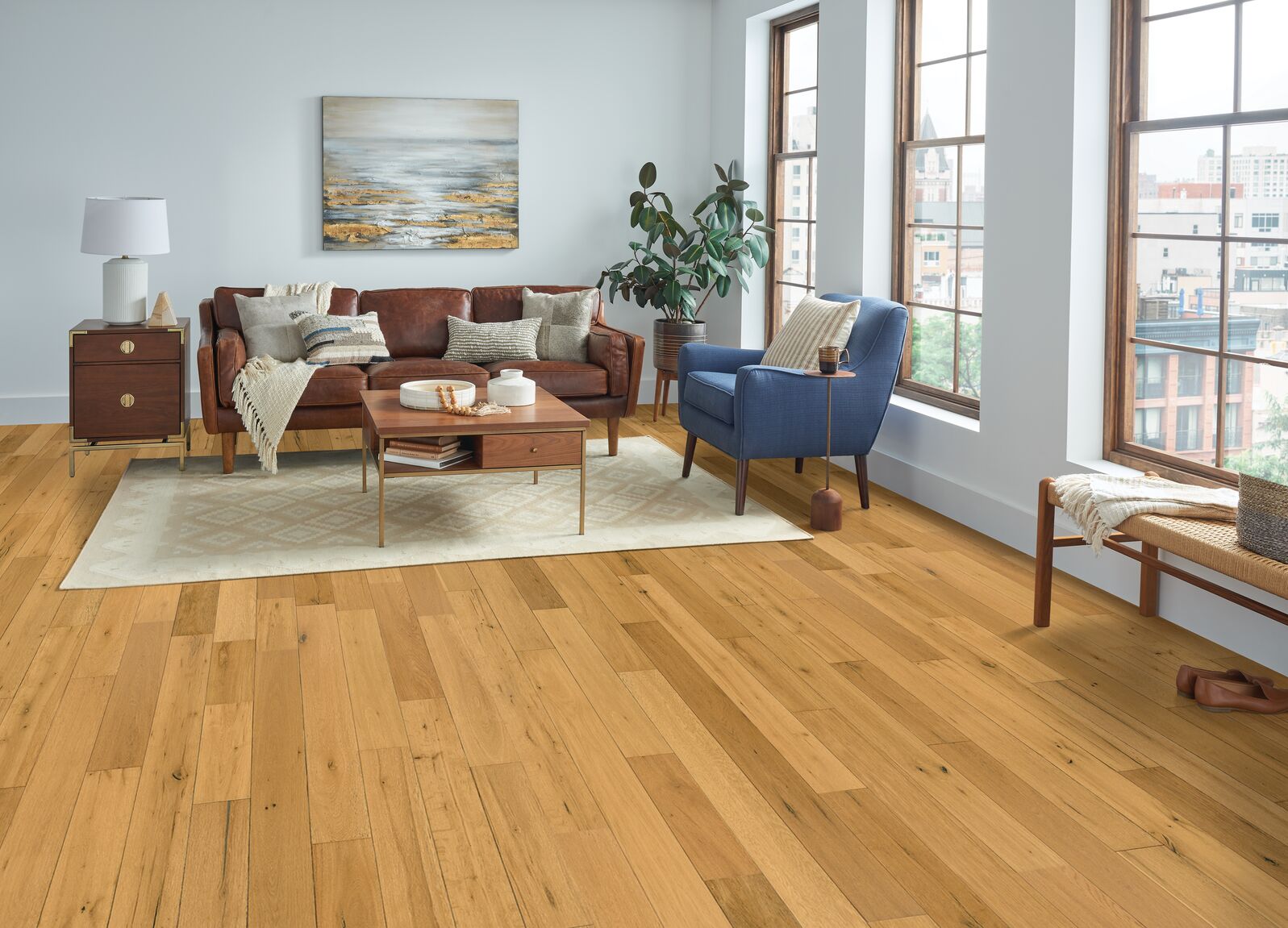 Bruce Engineered Brushed Impressions Bronze - 5" Eastward Warmth ($6.49/sf)