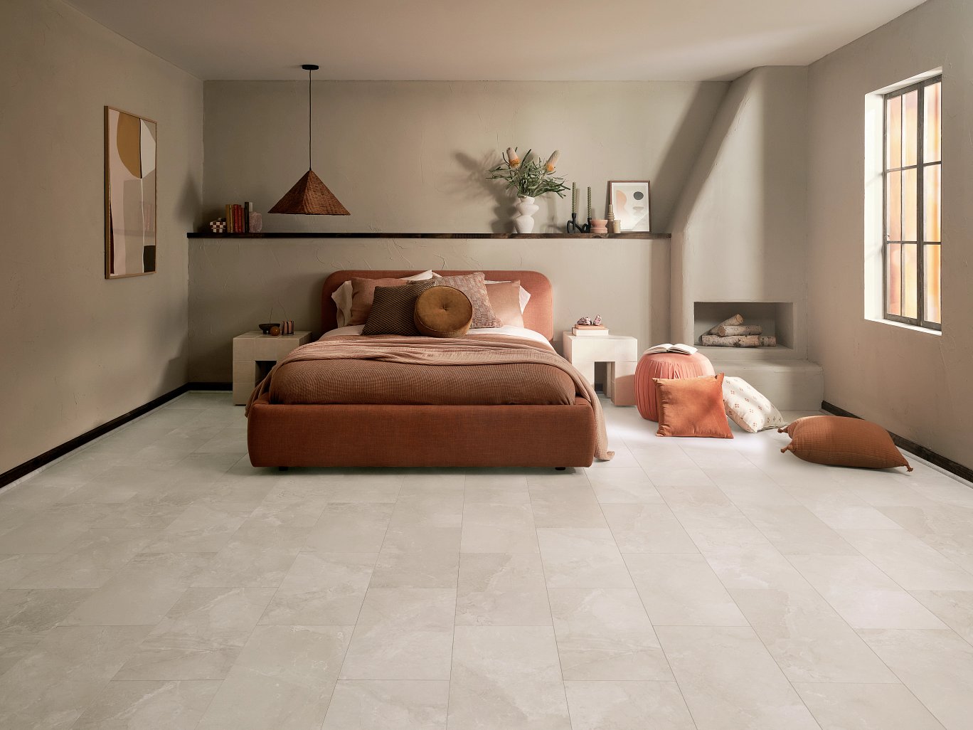 COREtec Tile MGO - 12" Cremello Travertine ($8.19 p/sf) VV848-12264