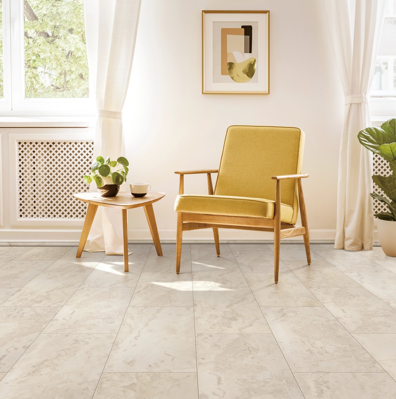COREtec Tile SPC - 12" x 24" Classic Travertine ($5.39 p/sf) VV870-12262