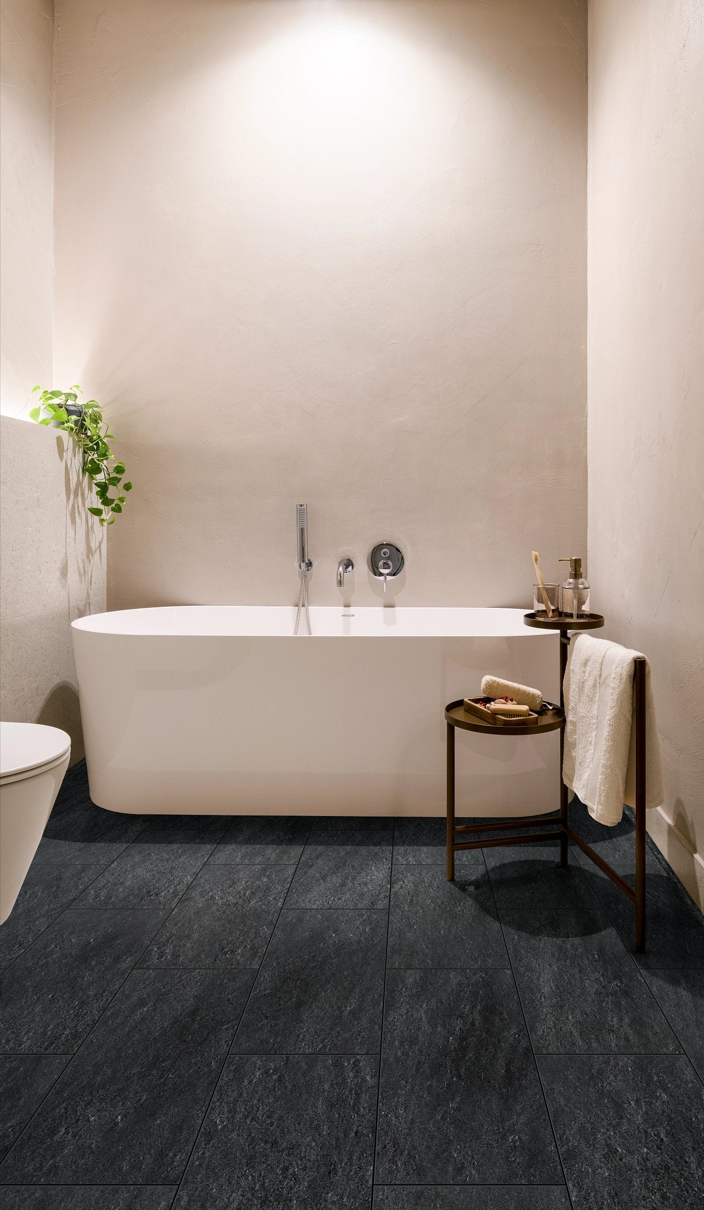 COREtec Plus Tile WPC - 12" Embra Slate ($6.59 p/sf) VV872-12270